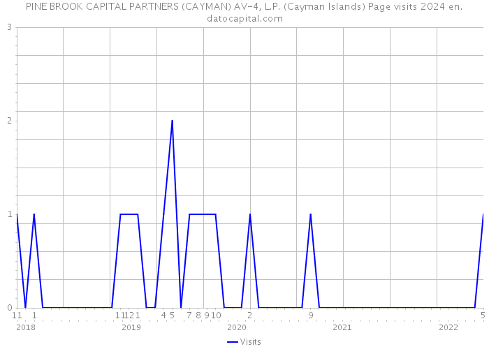 PINE BROOK CAPITAL PARTNERS (CAYMAN) AV-4, L.P. (Cayman Islands) Page visits 2024 