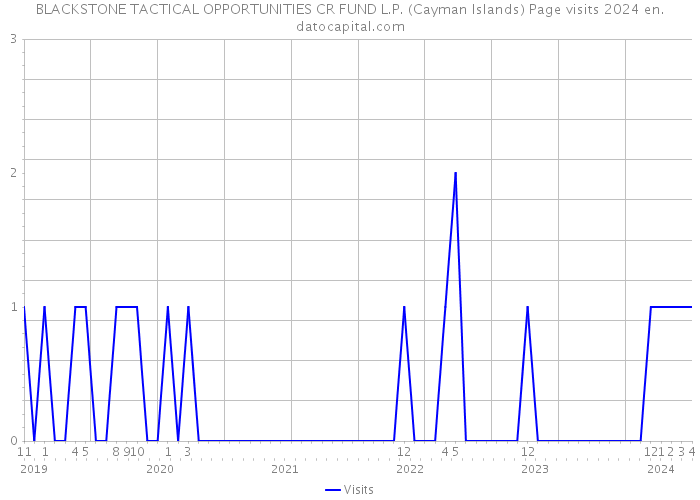 BLACKSTONE TACTICAL OPPORTUNITIES CR FUND L.P. (Cayman Islands) Page visits 2024 