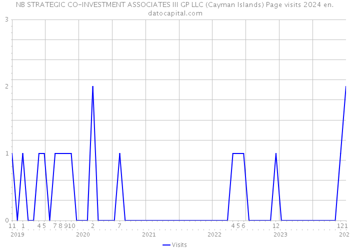 NB STRATEGIC CO-INVESTMENT ASSOCIATES III GP LLC (Cayman Islands) Page visits 2024 