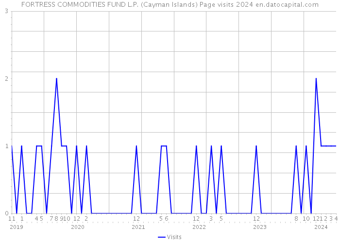 FORTRESS COMMODITIES FUND L.P. (Cayman Islands) Page visits 2024 