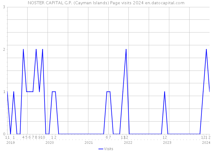 NOSTER CAPITAL G.P. (Cayman Islands) Page visits 2024 
