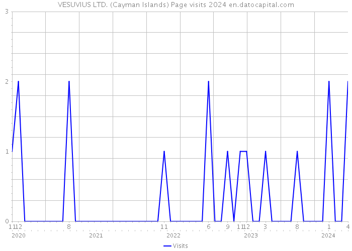 VESUVIUS LTD. (Cayman Islands) Page visits 2024 