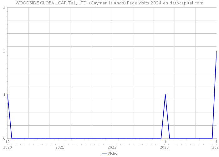 WOODSIDE GLOBAL CAPITAL, LTD. (Cayman Islands) Page visits 2024 
