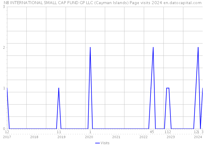 NB INTERNATIONAL SMALL CAP FUND GP LLC (Cayman Islands) Page visits 2024 