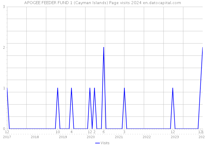 APOGEE FEEDER FUND 1 (Cayman Islands) Page visits 2024 