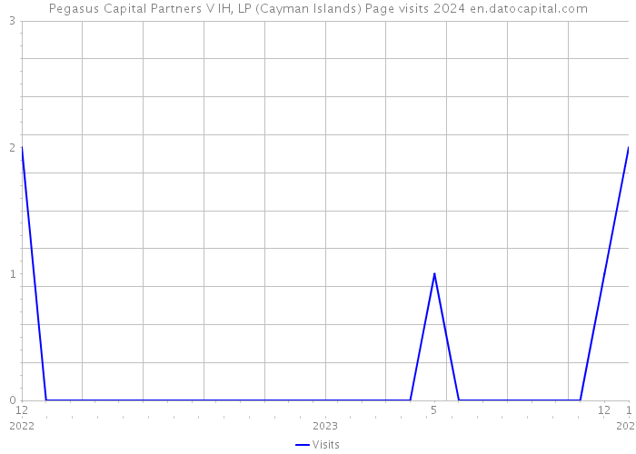 Pegasus Capital Partners V IH, LP (Cayman Islands) Page visits 2024 
