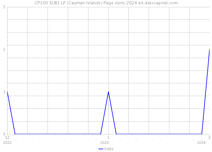 CP100 SUB1 LP (Cayman Islands) Page visits 2024 