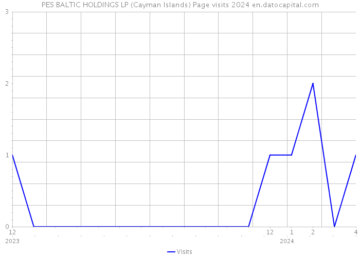 PES BALTIC HOLDINGS LP (Cayman Islands) Page visits 2024 