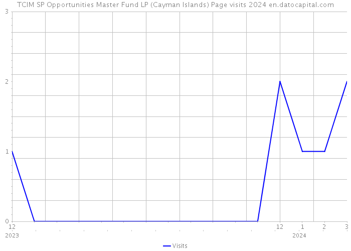 TCIM SP Opportunities Master Fund LP (Cayman Islands) Page visits 2024 