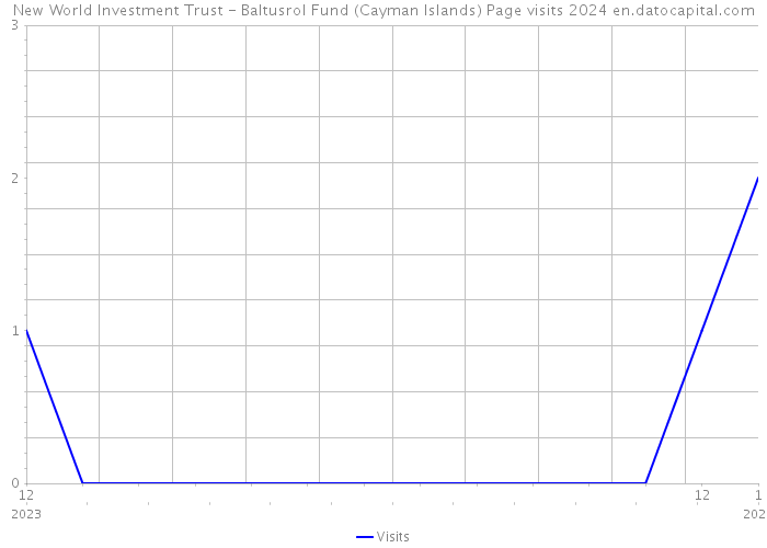 New World Investment Trust - Baltusrol Fund (Cayman Islands) Page visits 2024 