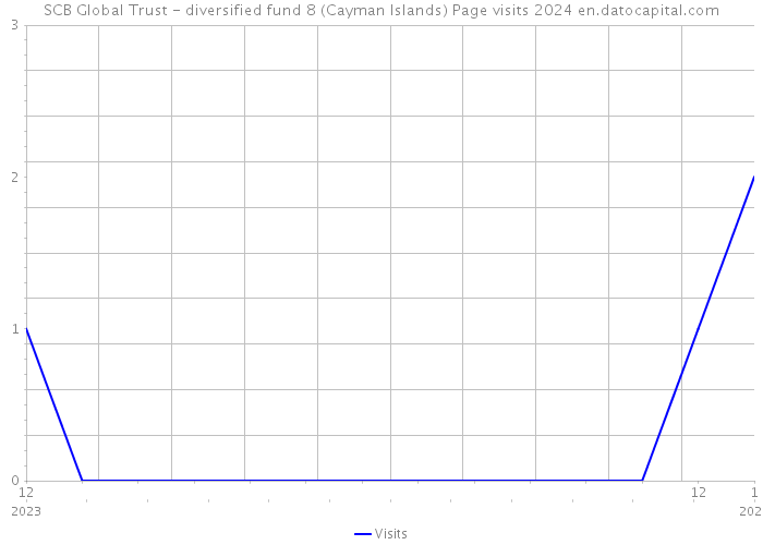 SCB Global Trust - diversified fund 8 (Cayman Islands) Page visits 2024 