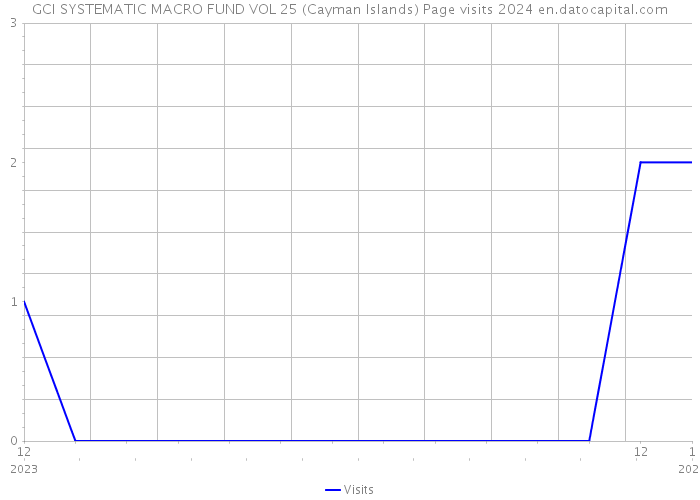 GCI SYSTEMATIC MACRO FUND VOL 25 (Cayman Islands) Page visits 2024 