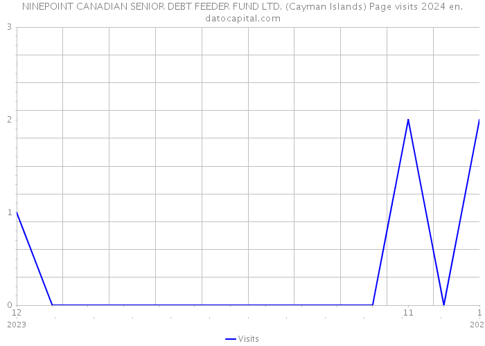 NINEPOINT CANADIAN SENIOR DEBT FEEDER FUND LTD. (Cayman Islands) Page visits 2024 