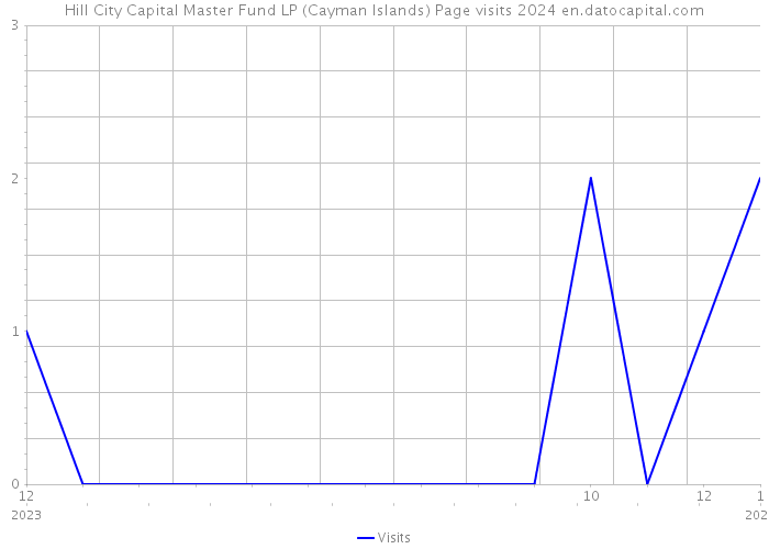 Hill City Capital Master Fund LP (Cayman Islands) Page visits 2024 