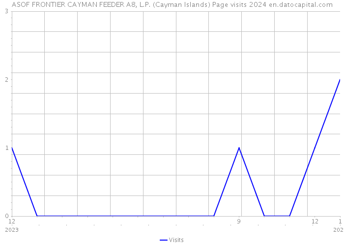 ASOF FRONTIER CAYMAN FEEDER A8, L.P. (Cayman Islands) Page visits 2024 