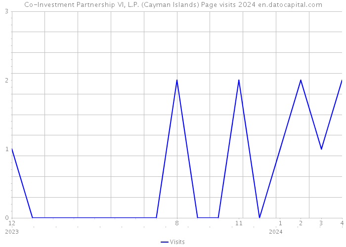Co-Investment Partnership VI, L.P. (Cayman Islands) Page visits 2024 