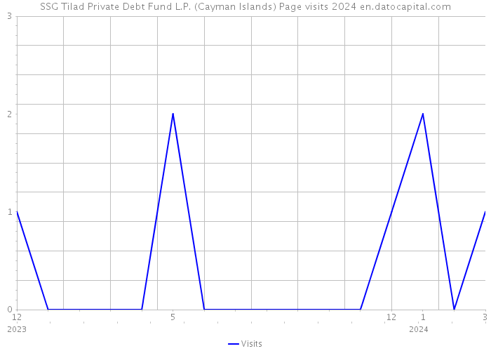 SSG Tilad Private Debt Fund L.P. (Cayman Islands) Page visits 2024 