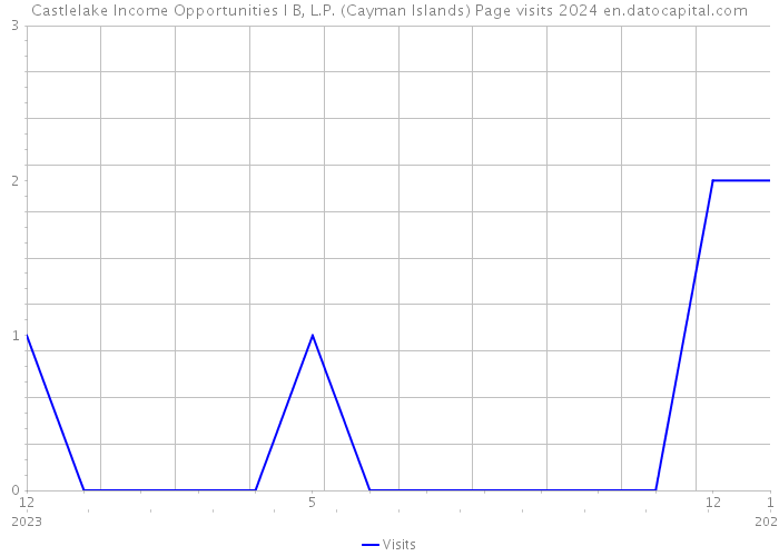 Castlelake Income Opportunities I B, L.P. (Cayman Islands) Page visits 2024 