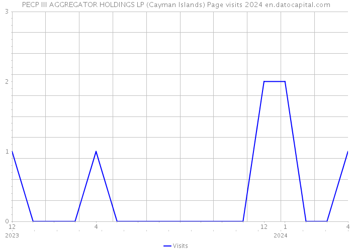 PECP III AGGREGATOR HOLDINGS LP (Cayman Islands) Page visits 2024 
