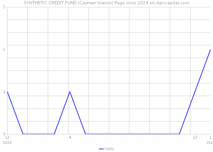 SYNTHETIC CREDIT FUND (Cayman Islands) Page visits 2024 