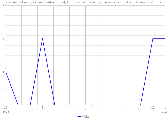 Cerberus Equity Opportunities Fund, L.P. (Cayman Islands) Page visits 2024 