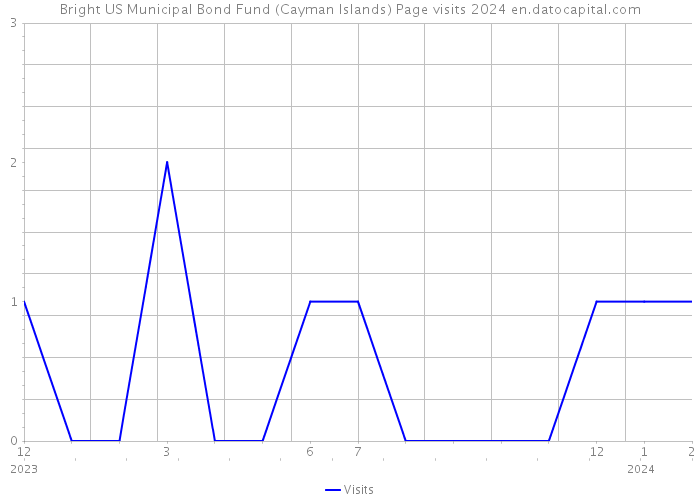 Bright US Municipal Bond Fund (Cayman Islands) Page visits 2024 