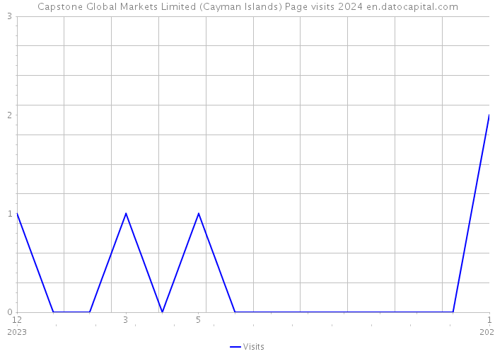 Capstone Global Markets Limited (Cayman Islands) Page visits 2024 