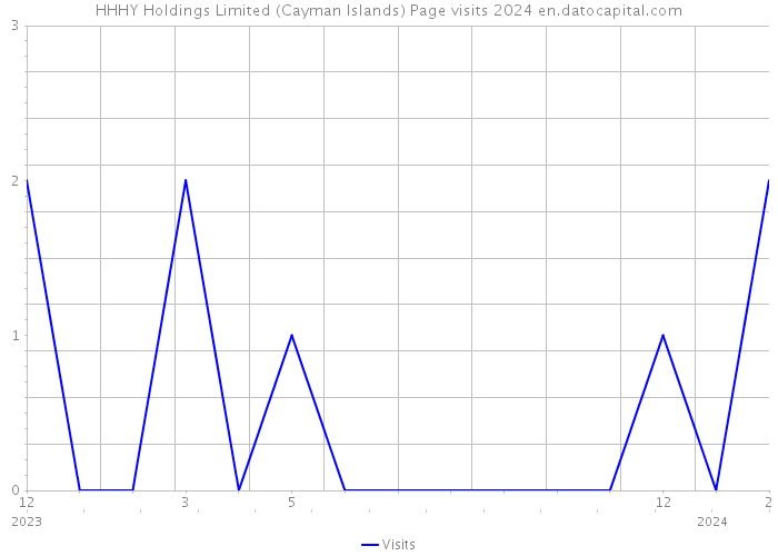 HHHY Holdings Limited (Cayman Islands) Page visits 2024 