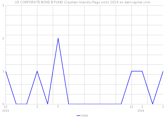US CORPORATE BOND B FUND (Cayman Islands) Page visits 2024 