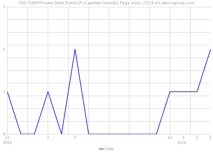 SSG OAM Private Debt Fund LP (Cayman Islands) Page visits 2024 