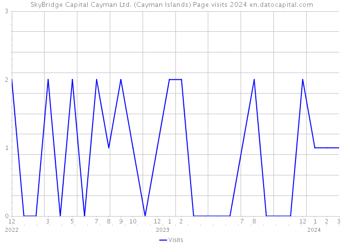 SkyBridge Capital Cayman Ltd. (Cayman Islands) Page visits 2024 