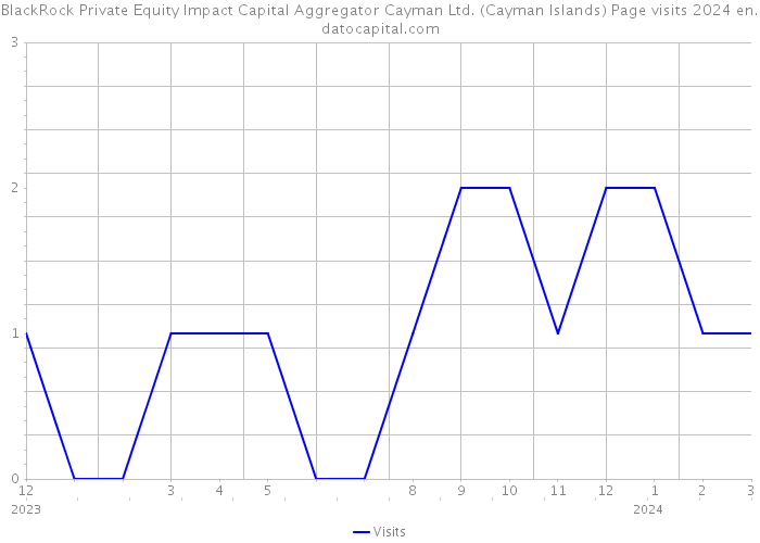 BlackRock Private Equity Impact Capital Aggregator Cayman Ltd. (Cayman Islands) Page visits 2024 