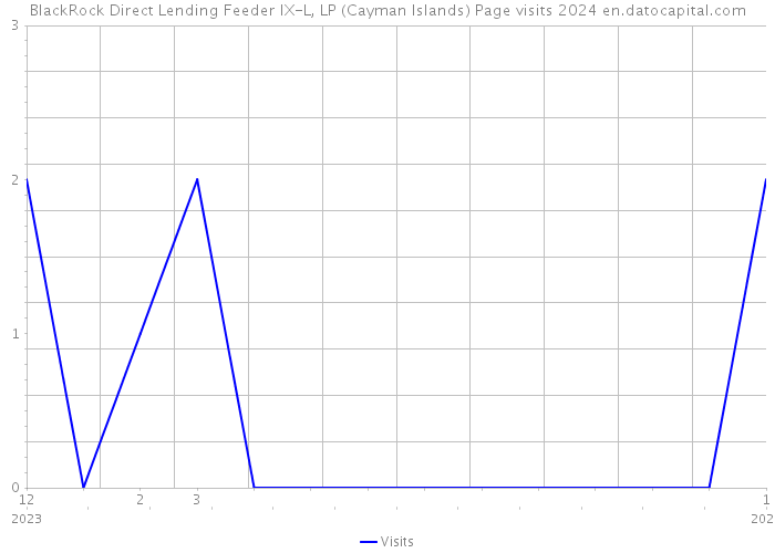 BlackRock Direct Lending Feeder IX-L, LP (Cayman Islands) Page visits 2024 