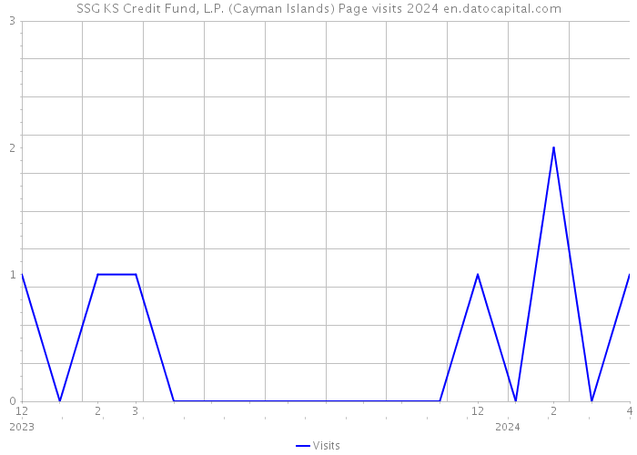 SSG KS Credit Fund, L.P. (Cayman Islands) Page visits 2024 