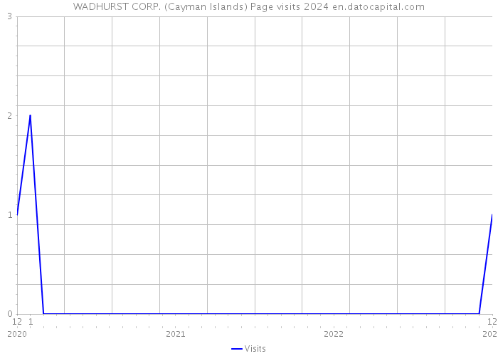 WADHURST CORP. (Cayman Islands) Page visits 2024 