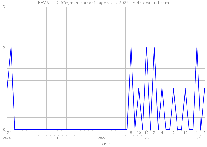 FEMA LTD. (Cayman Islands) Page visits 2024 