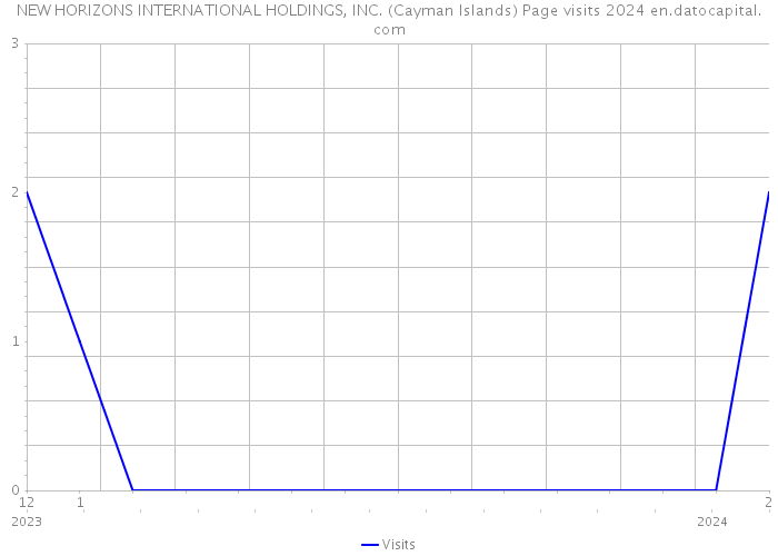 NEW HORIZONS INTERNATIONAL HOLDINGS, INC. (Cayman Islands) Page visits 2024 