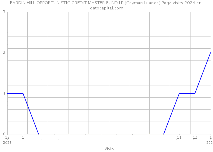 BARDIN HILL OPPORTUNISTIC CREDIT MASTER FUND LP (Cayman Islands) Page visits 2024 