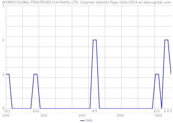 MORRIS GLOBAL STRATEGIES (CAYMAN), LTD. (Cayman Islands) Page visits 2024 