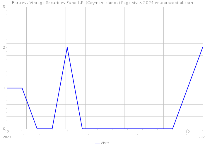 Fortress Vintage Securities Fund L.P. (Cayman Islands) Page visits 2024 