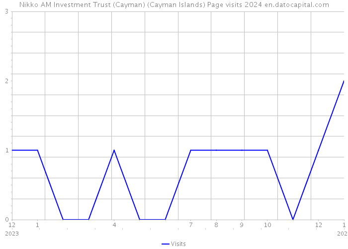 Nikko AM Investment Trust (Cayman) (Cayman Islands) Page visits 2024 