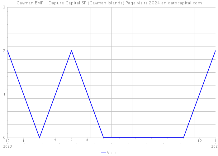 Cayman EMP - Dapure Capital SP (Cayman Islands) Page visits 2024 