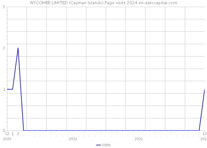 WYCOMBE LIMITED (Cayman Islands) Page visits 2024 
