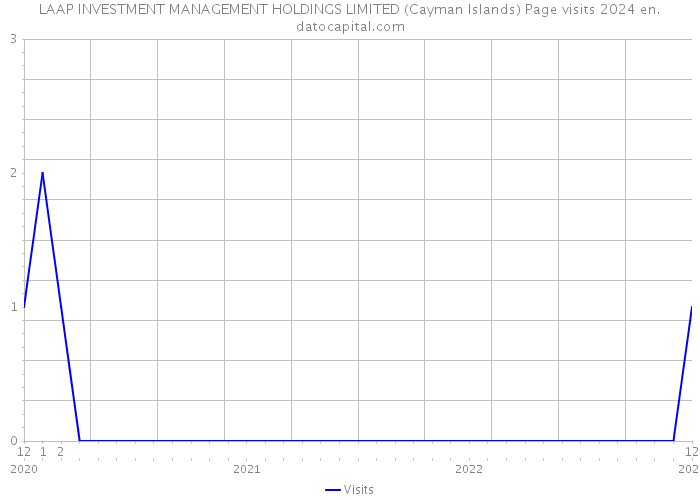 LAAP INVESTMENT MANAGEMENT HOLDINGS LIMITED (Cayman Islands) Page visits 2024 