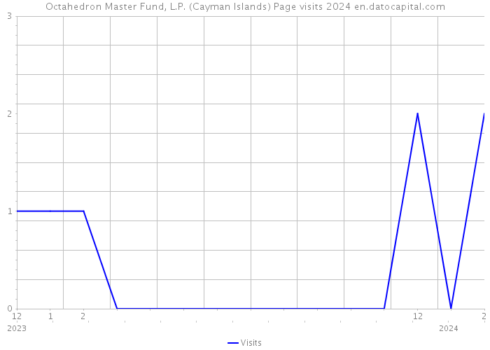 Octahedron Master Fund, L.P. (Cayman Islands) Page visits 2024 