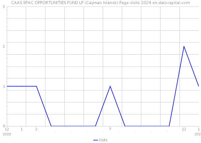 CAAS SPAC OPPORTUNITIES FUND LP (Cayman Islands) Page visits 2024 