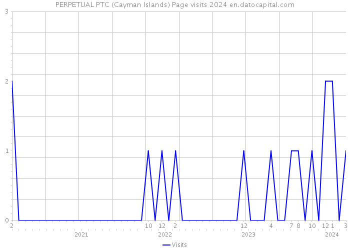 PERPETUAL PTC (Cayman Islands) Page visits 2024 