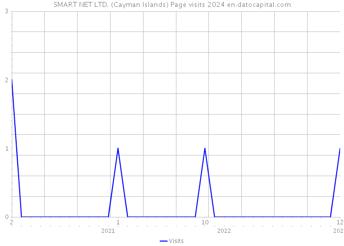 SMART NET LTD. (Cayman Islands) Page visits 2024 
