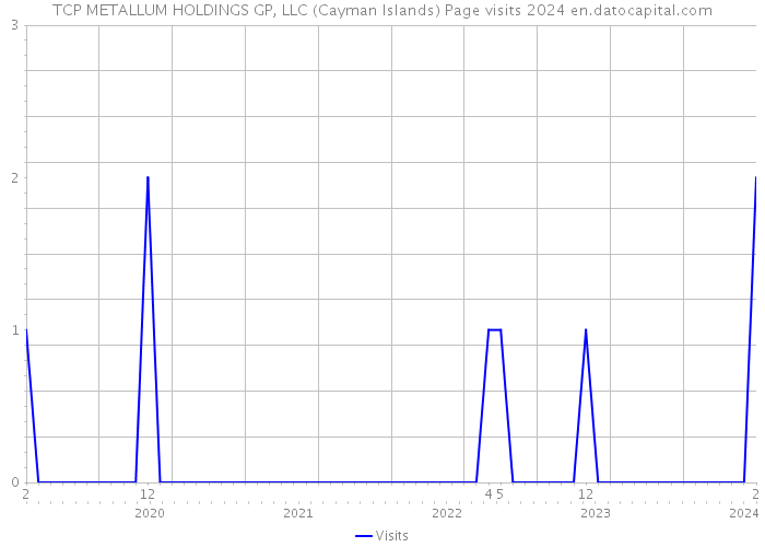 TCP METALLUM HOLDINGS GP, LLC (Cayman Islands) Page visits 2024 
