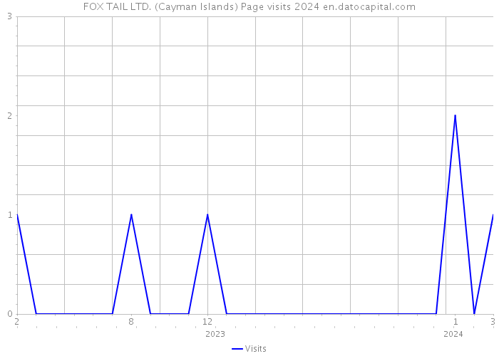 FOX TAIL LTD. (Cayman Islands) Page visits 2024 